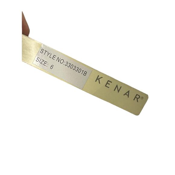 Kenar Black Sleeveless Sheath Dress Sheer Chest & Back Women's Sz 6 NEW - Picture 9 of 9